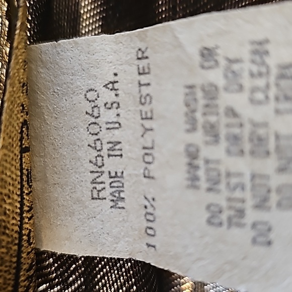 Vintage Francine Browner 70s Disco golden open front jacket made in USA - Picture 13 of 13